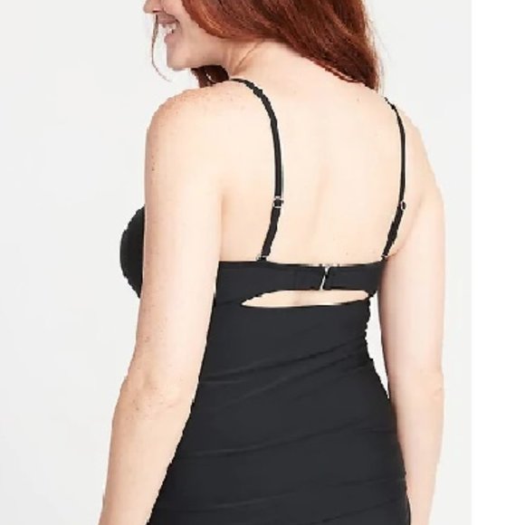 NWT Old Navy Maternity Bandeau Tankini Top S D453 - Picture 2 of 3